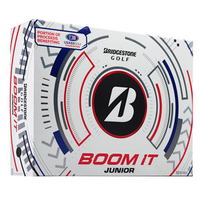 Bridgestone Boom It Jr ball close-up reveals a soft feel and forgiving surface