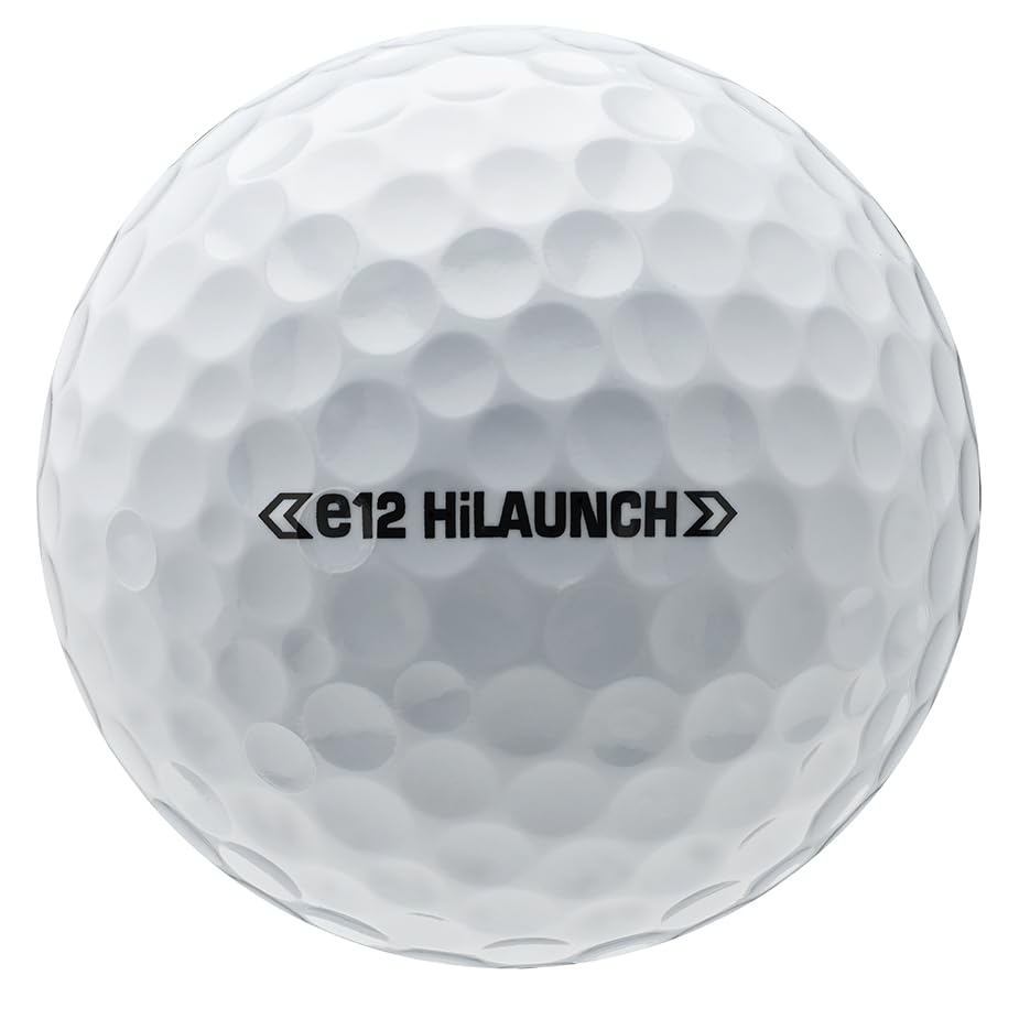 Bridgestone Golf e12 HiLaunch ball on green demonstrating stable flight and control