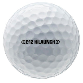 Bridgestone Golf e12 HiLaunch ball on green demonstrating stable flight and control