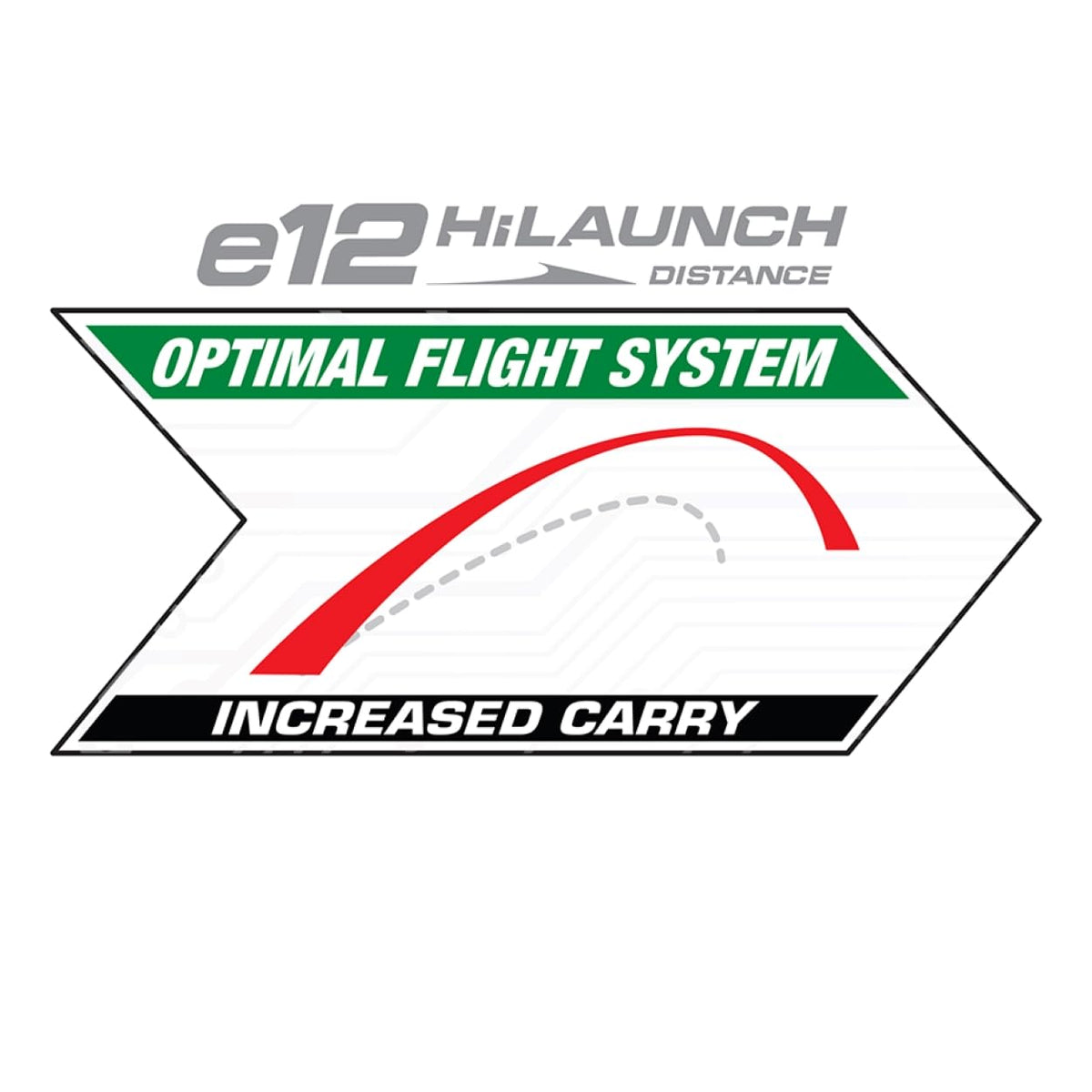 Bridgestone e12 HiLaunch White packaging and logo conveys value and advanced design.