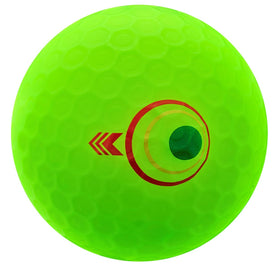 Bridgestone Golf e12 Straight Matte Green flight trajectory suggests consistent distance.