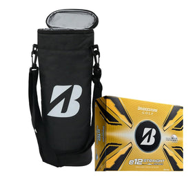 Bridgestone Golf e12 Straight ball in flight improves straightness for confident tee-offs.