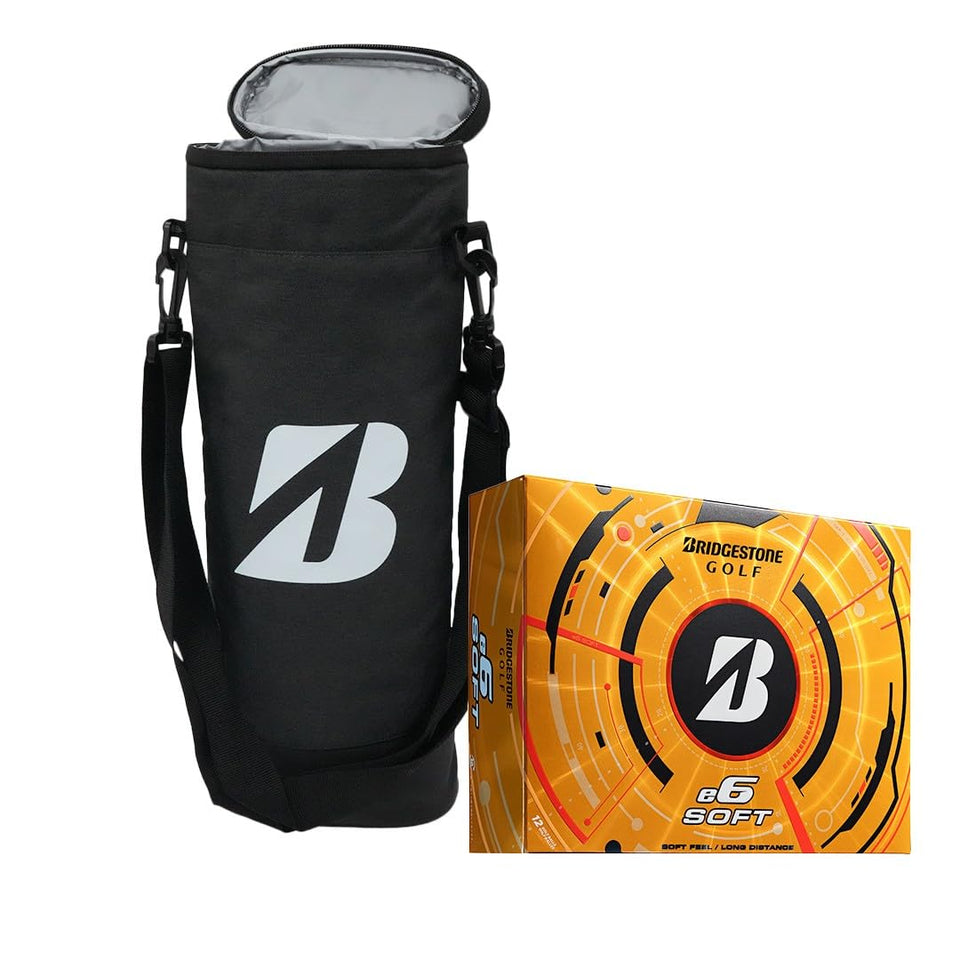 Bridgestone Golf e6 Soft ball close-up shows soft feel and distance potential