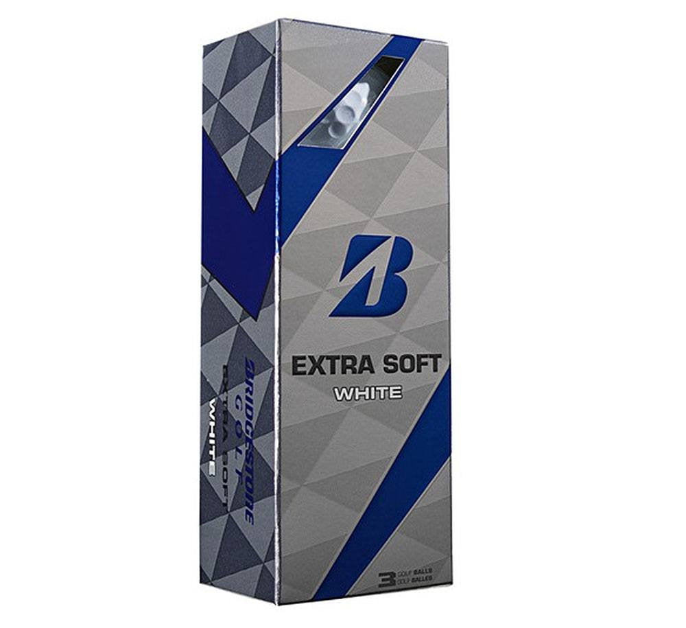 Bridgestone Golf Extra Soft White 2017 ball on green, soft feel and control.