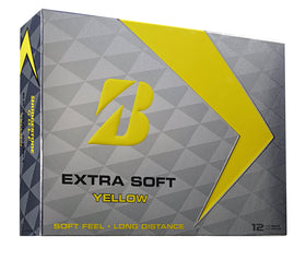 Bridgestone Golf Extra Soft Yellow gradational core close-up highlighting distance and control