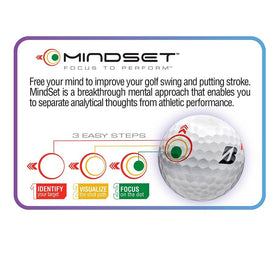 Bridgestone Golf e12 Straight features Innovative MindSet Technology for adaptive performance.