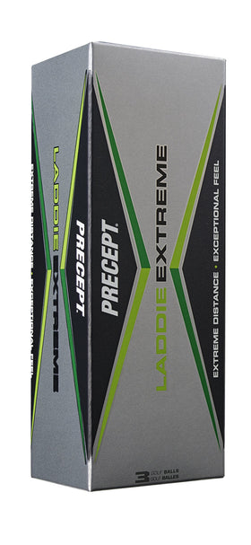 Close-up of Bridgestone Golf Laddie Extreme core for improved feel.