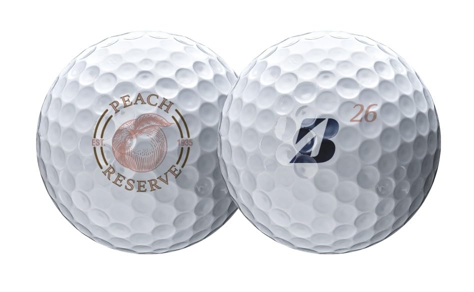 Bridgestone Tour B RX Peach Reserve ball in hand showing feel and control for versatile short game