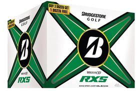Bridgestone Golf Tour B RXS Quadfecta cover-technology enhances feel and control.