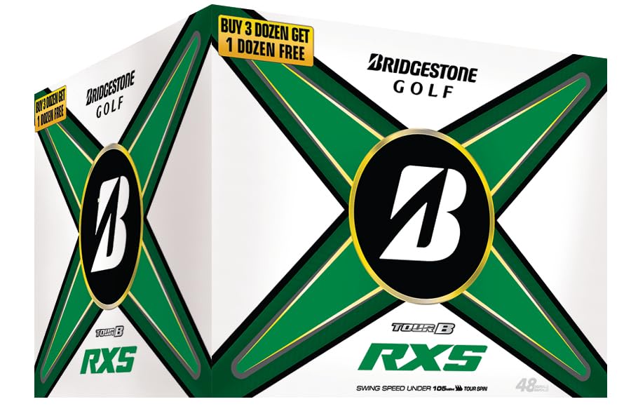 Bridgestone Golf Tour B RXS Quadfecta cover-technology enhances feel and control.