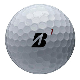 Bridgestone Tour B X Double Dozen green-approach spin demonstrating soft feel and controlled stopping
