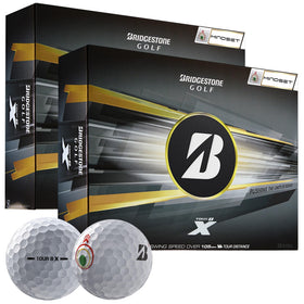 Bridgestone Golf Tour B X MindSet Double Dozen front view highlighting distance-focused design for fast swing speeds.