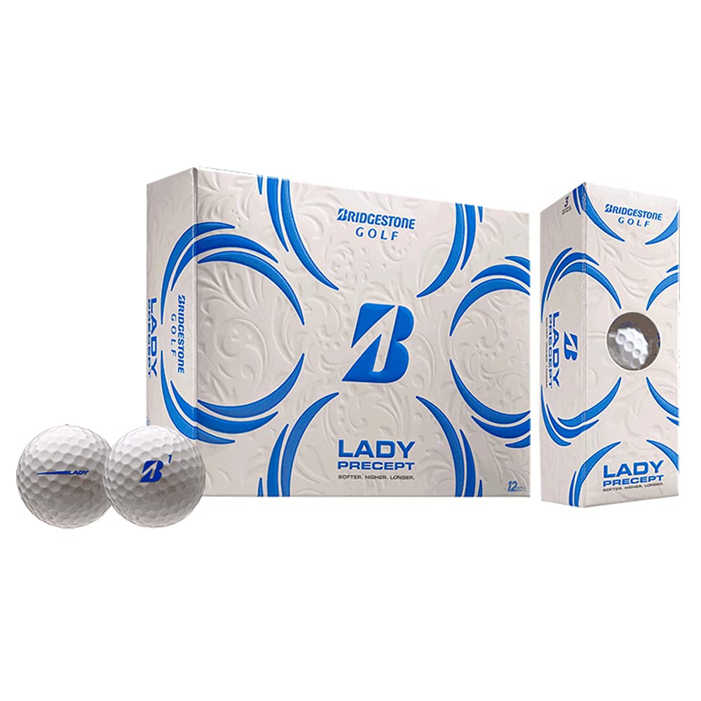Bridgestone Lady Precept ball with lift off for higher straighter flights