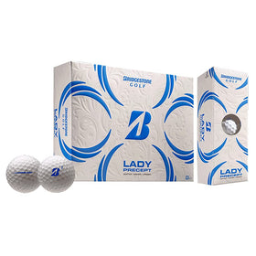 Bridgestone Lady Precept ball with lift off for higher straighter flights