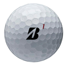 Bridgestone Tour B RX on-green performance shot illustrating controlled spin and soft touch.