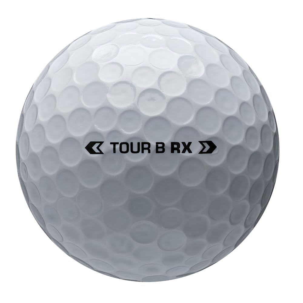 Bridgestone Tour B RX Quadfecta trajectory demonstrates efficient flight and reduced drag.