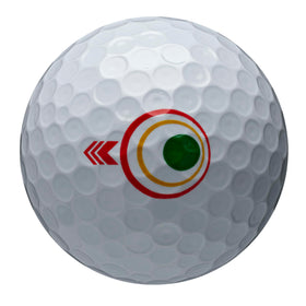 Bridgestone Tour B RXS MindSet emphasizes target identification for precise club choices.