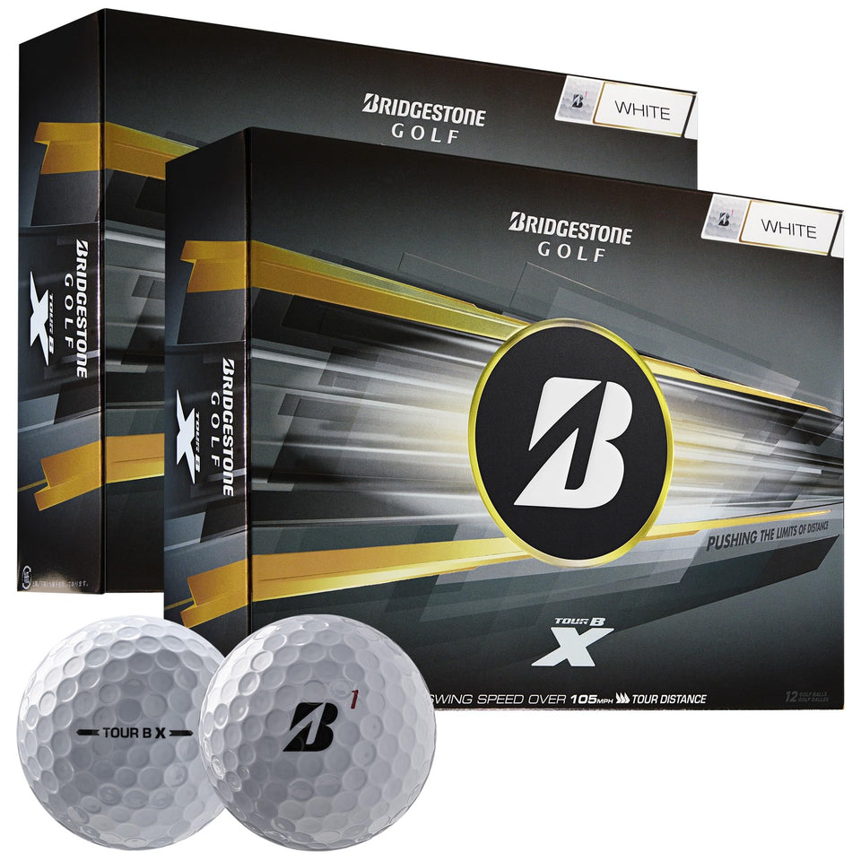 Bridgestone Tour B X Double Dozen golf ball pack delivers long distance and tour-level feel