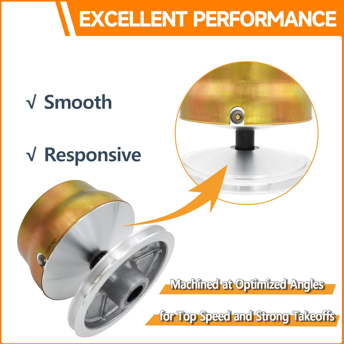 BRIDIOF JN6-G6201 1-year-warranty offers confidence for golf cart maintenance.