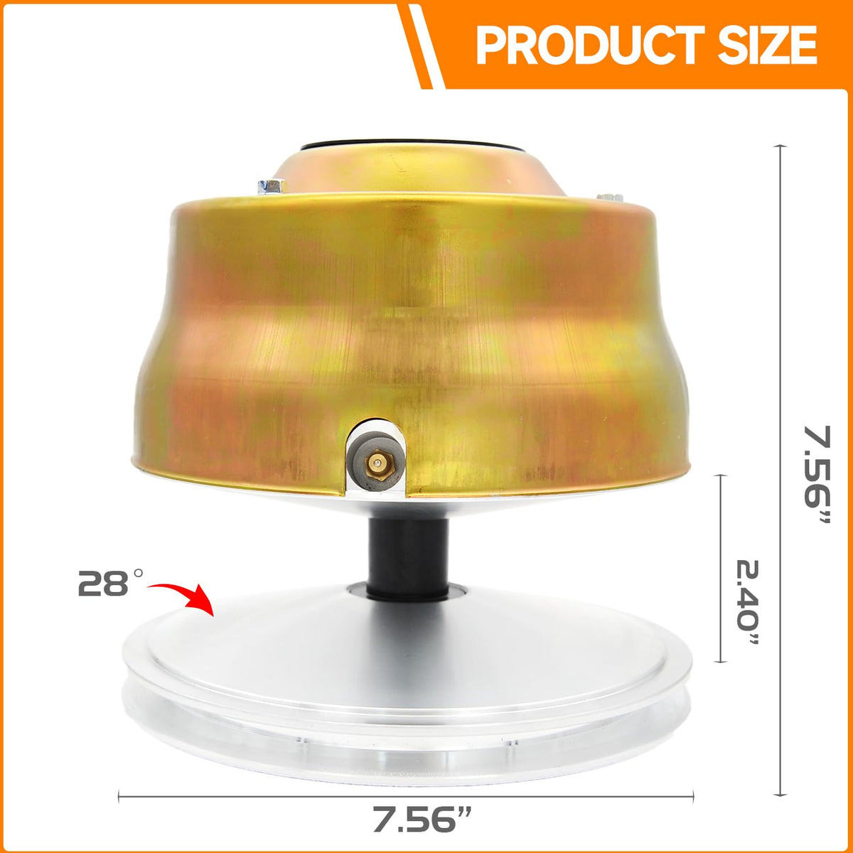 BRIDIOF JN6-G6201 machined-drive-sheaves use optimized angles for quicker acceleration.