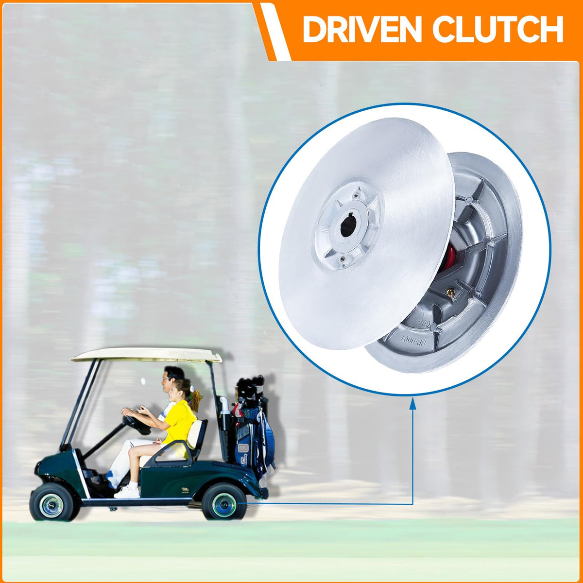 BRIDIOF rear clutch offers reliable performance on 1985-2007 Yamaha models.