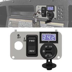 briidea 3-in-1 panel dual USB charger for on-board charging