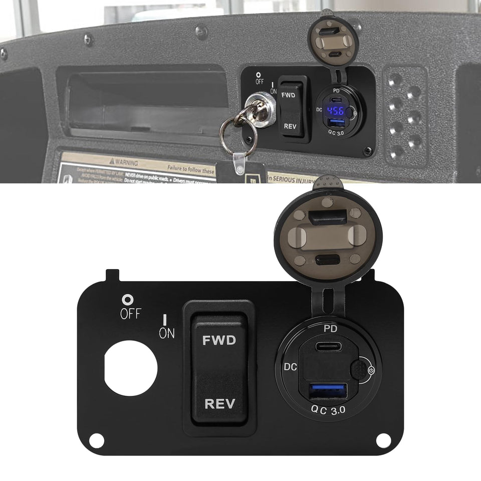 Briidea 3-in-1 panel front view with EZGO controls