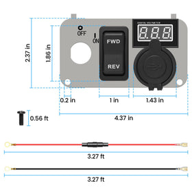 briidea 3-in-1 panel wires included for quick setup