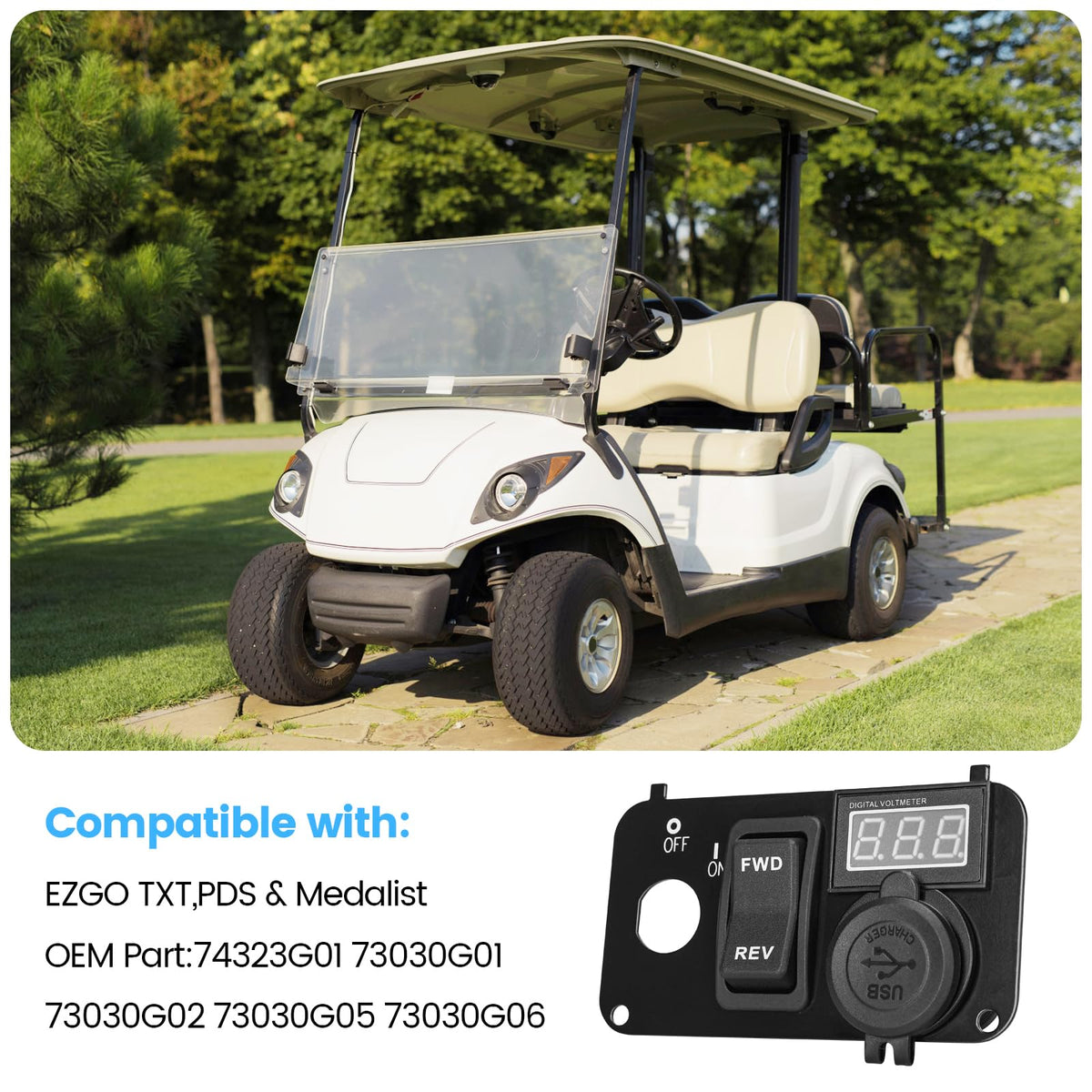 Briidea EZGO compatibility label confirming TXT, PDS and Medalist support