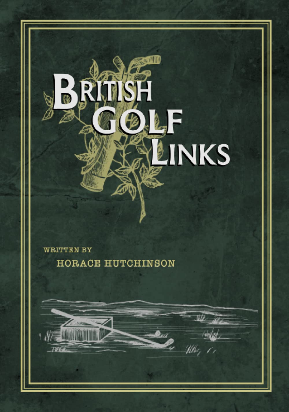 British Golf Links cover with vintage golf imagery, ideal for collectors and golf history enthusiasts.