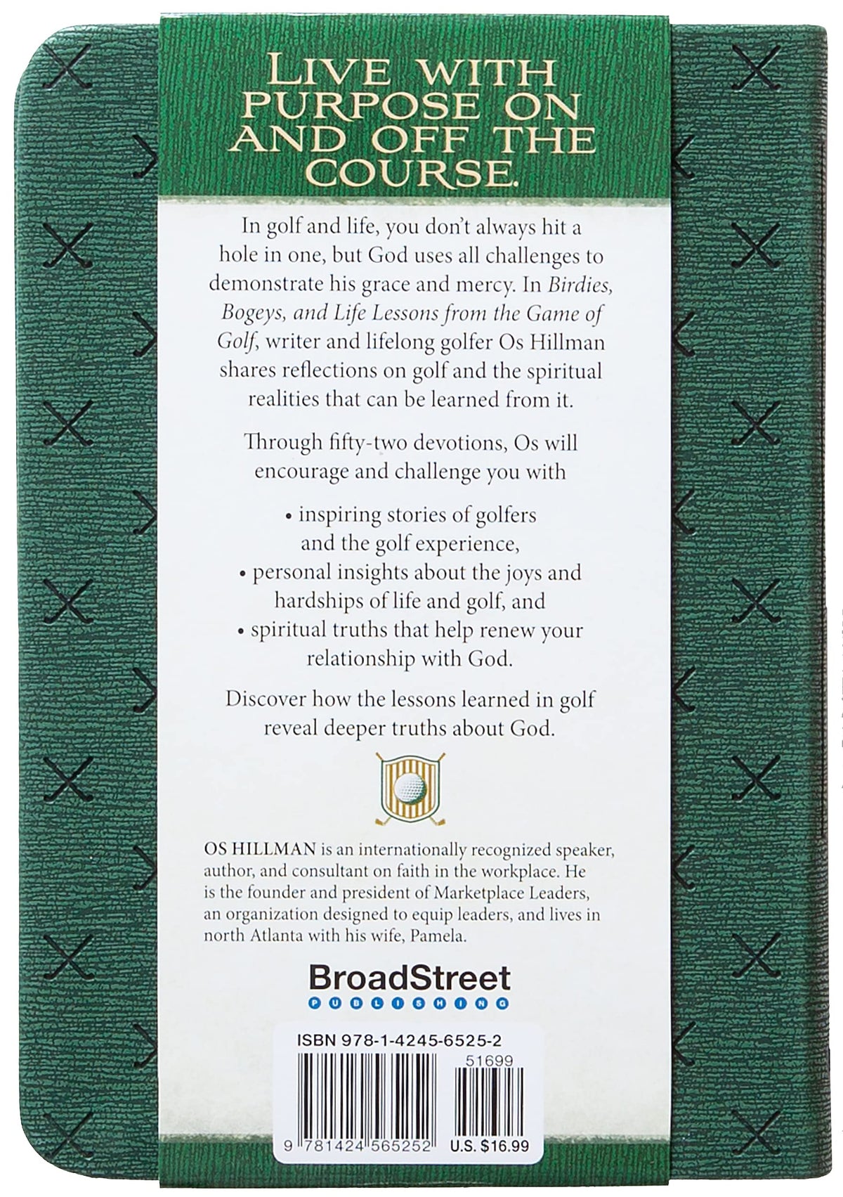 Broadstreet Birdies Bogeys on-green scene showcases devotionals for real-life golf moments.