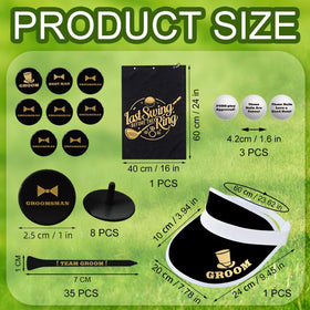 Brosash Golf Tees Set includes essentials for a smooth round.