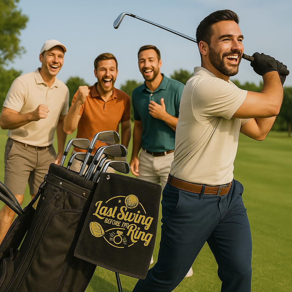Brosash Groom Golf Balls showcase cheeky messages for lighthearted bachelor fun.