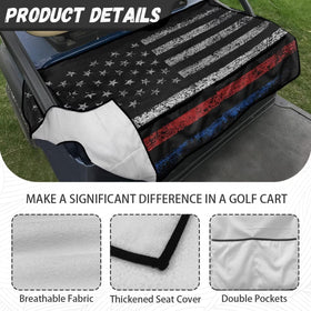 Brosoneto pattern detail shows bold American flag camo design.