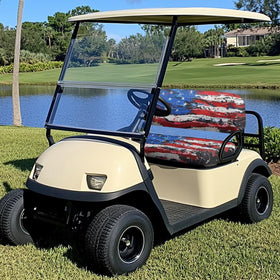 Brosoneto American Flag backrest cover adds style while guarding the seat back