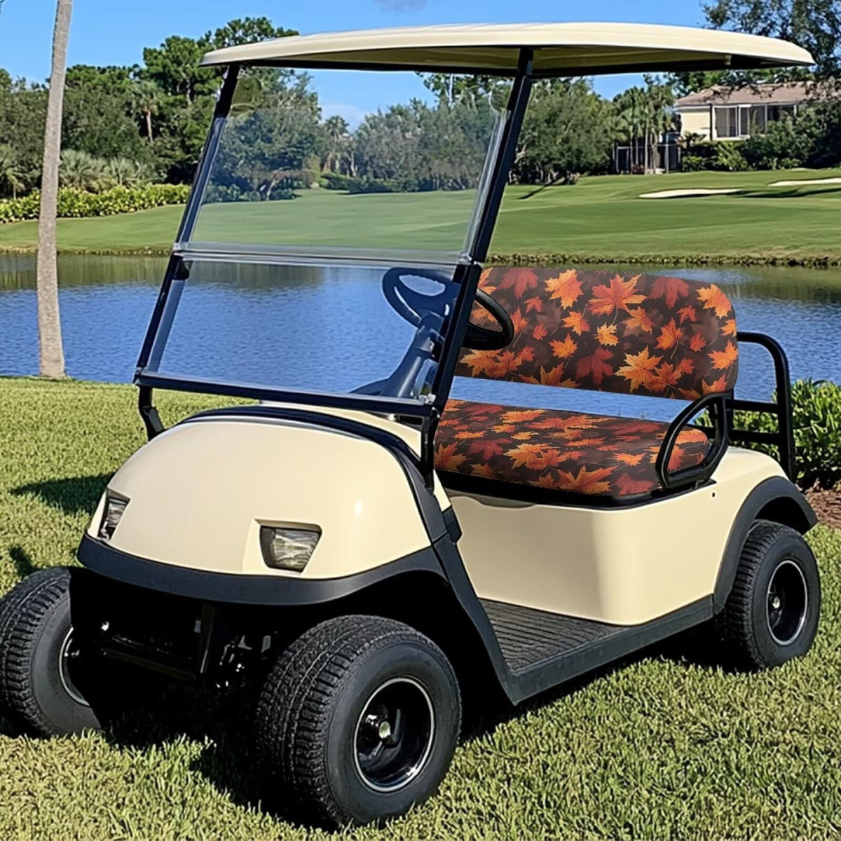 Brosoneto breathable washable golf cart seat towel keeps seats cool and easy to clean
