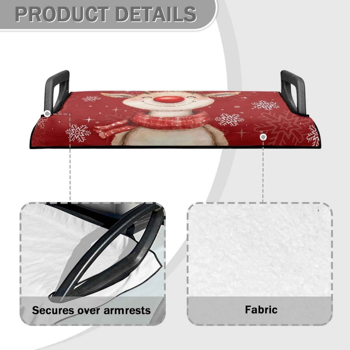 Brosoneto easy-install seat cover fits most carts for quick setup.