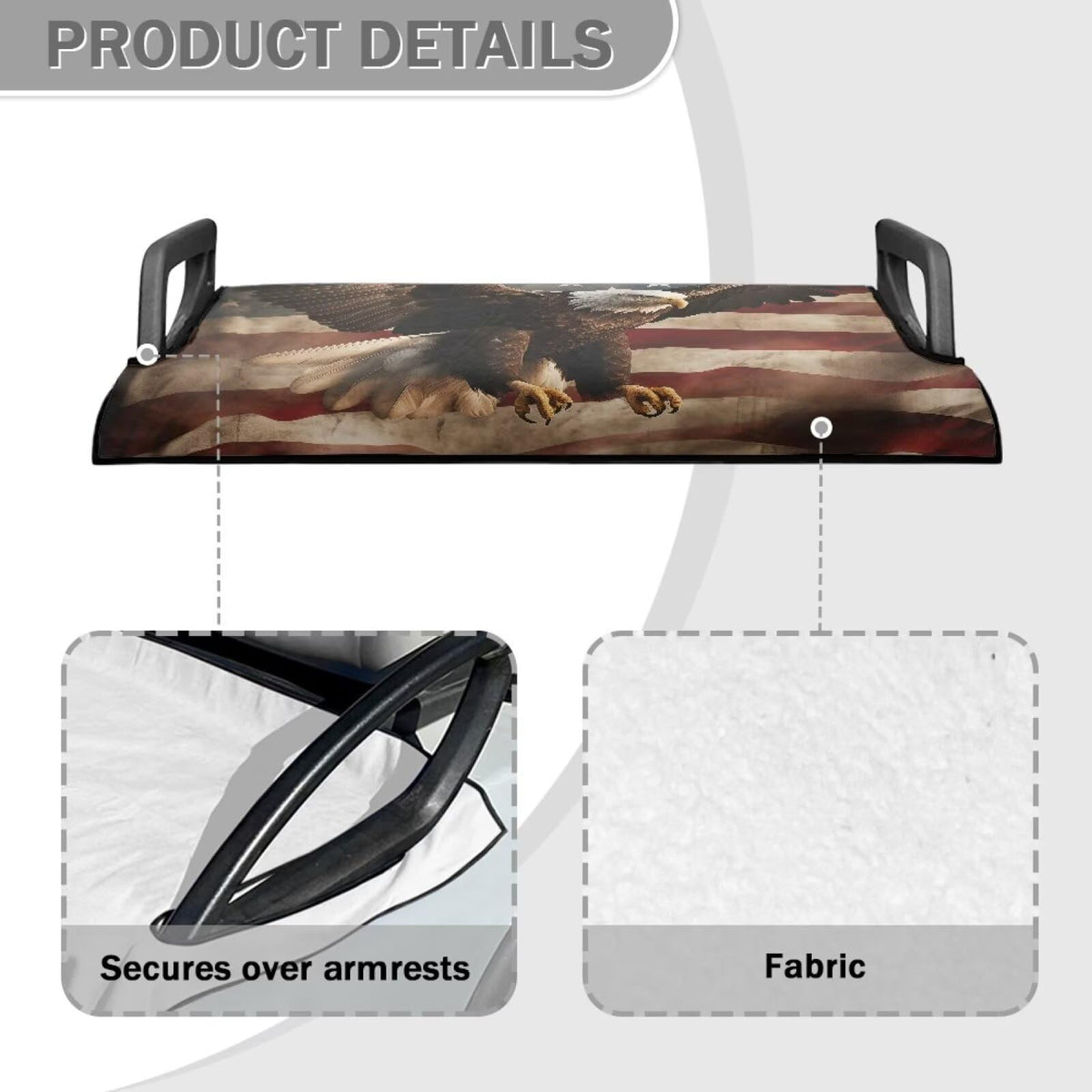 Brosoneto machine-washable seat cover easy to clean after rounds.