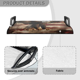 Brosoneto machine-washable seat cover easy to clean after rounds.