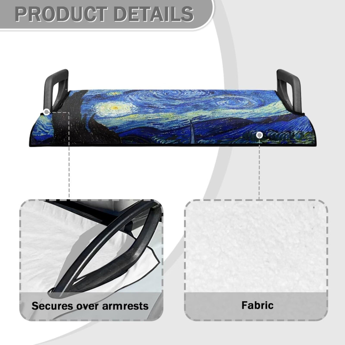 Brosoneto Starry Night easy-install design shows quick setup without tools.