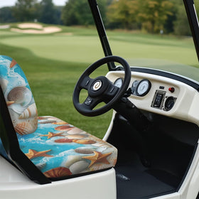 Brosoneto universal 2-person seat set, compatible with most golf carts.