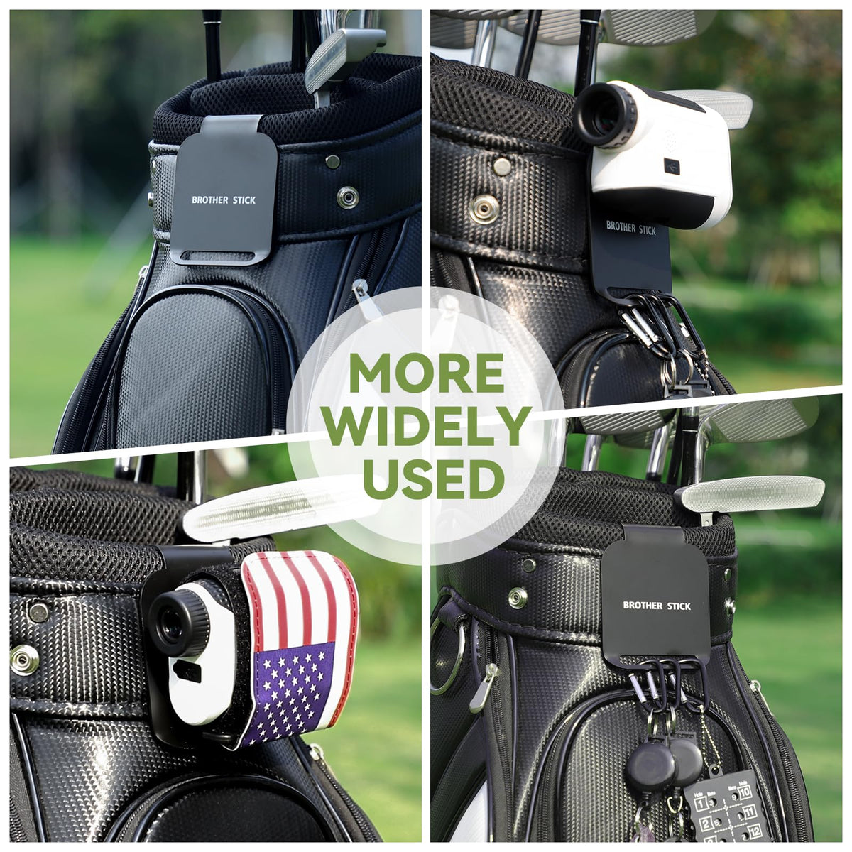 Brother Stick carabiner-friendly design supports clip-on items for quick access.