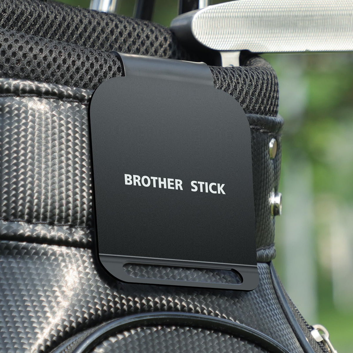 Brother Stick metal landing pads top view for stable accessory placement during play.