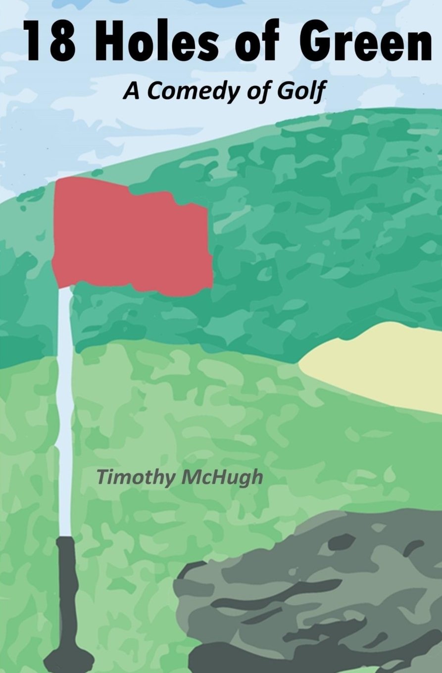 Brunswick Publishing 18 Holes of Green cover art, a lively golf course story for fans