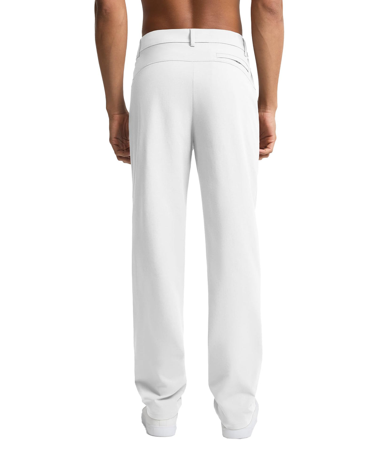 BRXL men's 30in golf pants side view showing elastic waistband for mobility