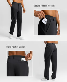 BRXL mens 32-inch golf pants texture closeup with cotton-like softness