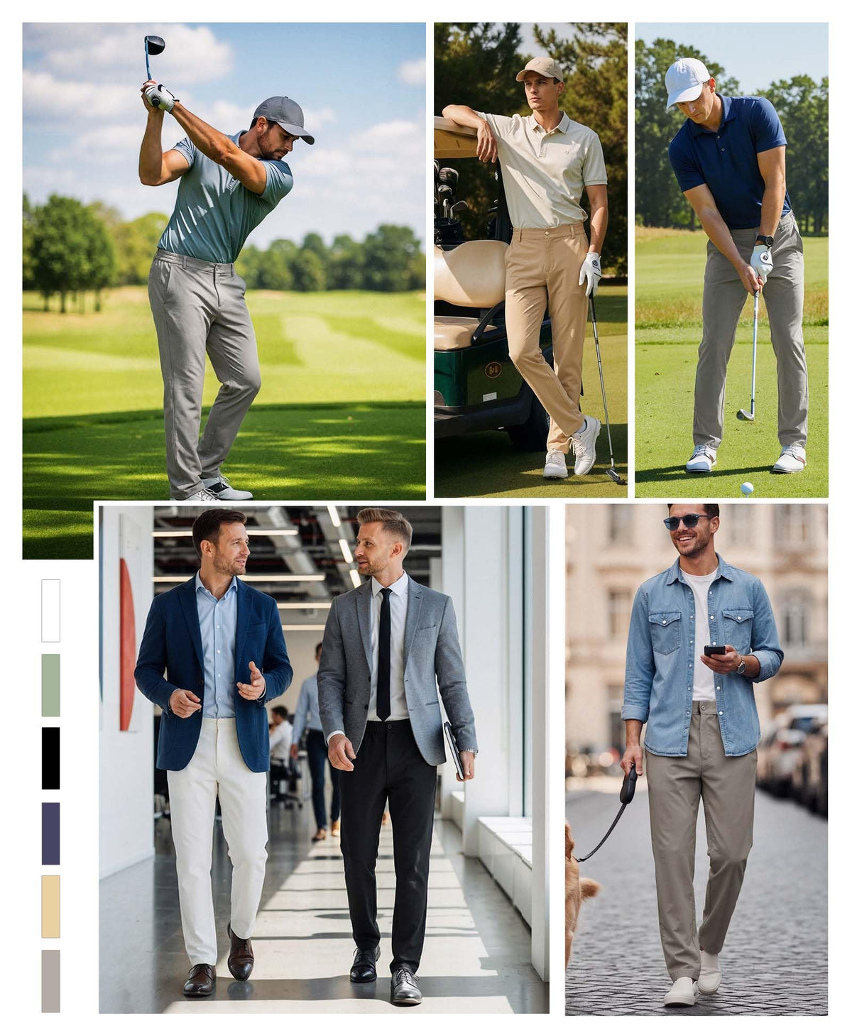 BRXL lightweight pants suitable for office and travel