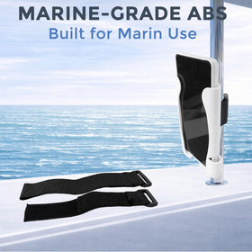 BSET MATEL silicone-backed strap provides extra grip on moving vessels.
