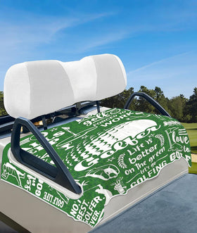 Btiztlla comfortable golf cart seat covers on a two-seat cart for lasting comfort