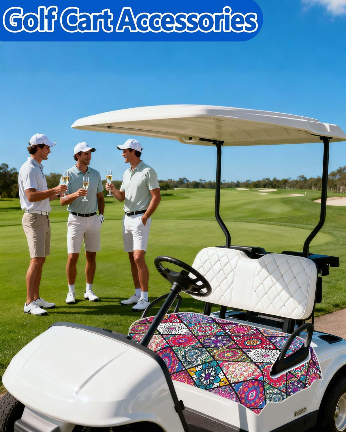 Btiztlla protective seat cover guards against sweat, dirt, and sun fade